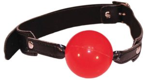 rød gagball ikke åndbar